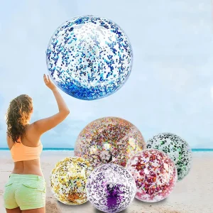 16 inča sjajna lopta za plažu Halloween Jumbo igračke za bazen loptice sa sjajnim prozirnim loptama za plažu na napuhavanje igračke za bazen

 – LOPTE