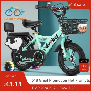FJ dječji bicikli za dječake i djevojčice od 3-4 i 6 godina Dječji bicikl sa planinskim pedalama 12/14/16/18 inča Novo 2024.

 – DEČIJE BICIKLE