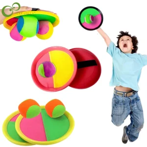 Set Kids Sucker Sticky Ball Toy Sportovi na otvorenom Catch Ball Game Set Bacanje i hvatanje Interaktivne igračke roditelj-dijete VIV – LOPTE